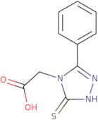 (3-Phenyl-5-thioxo-1,5-dihydro-[1,2,4]triazol-4-yl)-acetic acid