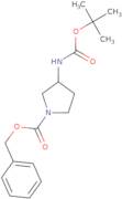 Benzyl 3-{[(tert-butoxy)carbonyl]amino}pyrrolidine-1-carboxylate