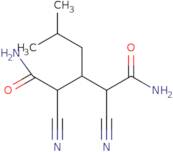 2,4-Dicyano-3-(2-methylpropyl)-pentanediamide