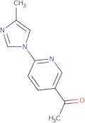 1-(6-(4-Methyl-1H-imidazol-1-yl)pyridin-3-yl)ethanone