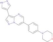 4-(4-(3-(1H-Pyrazol-4-yl)pyrazolo[1,5-a]pyrimidin-6-yl)phenyl)morpholine