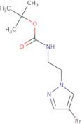 Carbamic acid, N-[2-(4-bromo-1H-pyrazol-1-yl)ethyl]-, 1,1-dimethylethyl ester