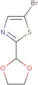 5-bromo-2-(1,3-dioxolan-2-yl)-1,3-thiazole