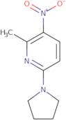2-Methyl-3-nitro-6-(pyrrolidin-1-yl)pyridine