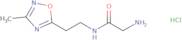 2-Amino-N-(2-(3-methyl-1,2,4-oxadiazol-5-yl)ethyl)acetamide hydrochloride
