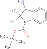 tert-Butyl 3-amino-2,2-dimethyl-2,3-dihydro-1H-indole-1-carboxylate
