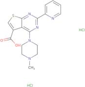 4-(4-Methylpiperazin-1-yl)-2-(pyridin-2-yl)thieno[2,3-d]pyrimidine-5-carboxylic acid dihydrochlo...