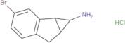 3-Bromo-1H,1aH,6H,6aH-cyclopropa[A]inden-1-amine hydrochloride