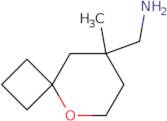 {8-Methyl-5-oxaspiro[3.5]nonan-8-yl}methanamine