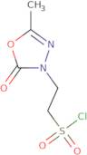 2-(5-Methyl-2-oxo-2,3-dihydro-1,3,4-oxadiazol-3-yl)ethane-1-sulfonyl chloride