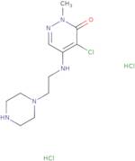 4-Chloro-2-methyl-5-{[2-(piperazin-1-yl)ethyl]amino}-2,3-dihydropyridazin-3-one dihydrochloride