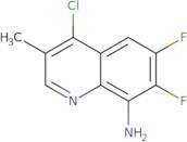 4-Chloro-6,7-difluoro-3-methylquinolin-8-amine