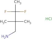 3,3-Difluoro-2,2-dimethylbutan-1-amine hydrochloride