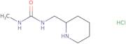 3-Methyl-1-[(piperidin-2-yl)methyl]urea hydrochloride