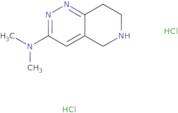 N,N-Dimethyl-5H,6H,7H,8H-pyrido[4,3-c]pyridazin-3-amine dihydrochloride