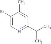 5-Bromo-4-methyl-2-(propan-2-yl)pyridine