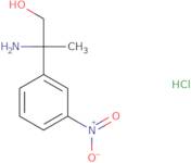 2-Amino-2-(3-nitrophenyl)propan-1-ol hydrochloride