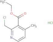 Ethyl 2-(chloromethyl)-4-methylpyridine-3-carboxylate hydrochloride