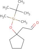 2-{1-[(tert-Butyldimethylsilyl)oxy]cyclopentyl}acetaldehyde