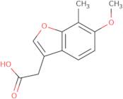 2-(6-Methoxy-7-methyl-1-benzofuran-3-yl)acetic acid