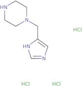 1-[(1H-Imidazol-4-yl)methyl]piperazine trihydrochloride