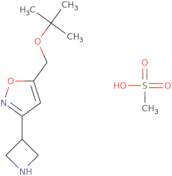 3-(Azetidin-3-yl)-5-[(tert-butoxy)methyl]-1,2-oxazole methanesulfonic acid