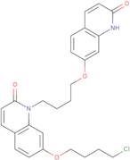 7-(4-Chlorobutoxy)-1-{4-[(2-oxo-1,2-dihydroquinolin-7-yl)oxy]butyl}-1,2-dihydroquinolin-2-one