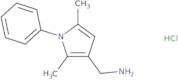 (2,5-Dimethyl-1-phenyl-1H-pyrrol-3-yl)methanamine hydrochloride