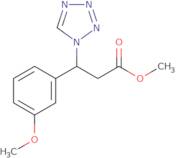 Methyl 3-(3-methoxyphenyl)-3-(1H-1,2,3,4-tetrazol-1-yl)propanoate