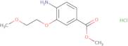 Methyl 4-amino-3-(2-methoxyethoxy)benzoate hydrochloride