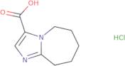 5H,6H,7H,8H,9H-Imidazo[1,2-a]azepine-3-carboxylic acid hydrochloride