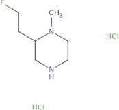 2-(2-Fluoroethyl)-1-methylpiperazine dihydrochloride