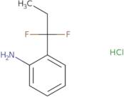 2-(1,1-Difluoropropyl)aniline hydrochloride