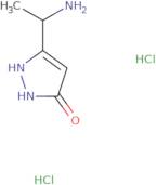 5-(1-Aminoethyl)-2,3-dihydro-1H-pyrazol-3-one dihydrochloride