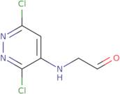 2-[(3,6-Dichloropyridazin-4-yl)amino]acetaldehyde