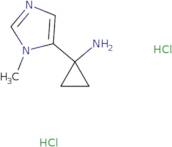 1-(1-Methyl-1H-imidazol-5-yl)cyclopropan-1-amine dihydrochloride