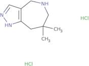 7,7-Dimethyl-1H,4H,5H,6H,7H,8H-pyrazolo[4,3-c]azepine dihydrochloride