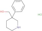 (3-Phenylpiperidin-3-yl)methanol hydrochloride