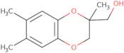 (2,6,7-Trimethyl-2,3-dihydro-1,4-benzodioxin-2-yl)methanol