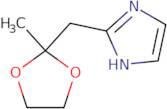 2-[(2-Methyl-1,3-dioxolan-2-yl)methyl]-1H-imidazole