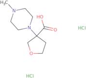 3-(4-Methylpiperazin-1-yl)oxolane-3-carboxylic acid dihydrochloride