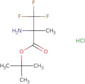 tert-Butyl 2-amino-3,3,3-trifluoro-2-methylpropanoate hydrochloride