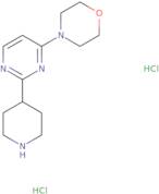 4-[2-(Piperidin-4-yl)pyrimidin-4-yl]morpholine dihydrochloride