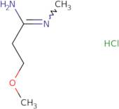3-Methoxy-N-methylpropanimidamide hydrochloride
