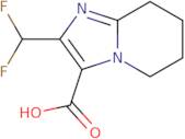 2-(Difluoromethyl)-5H,6H,7H,8H-imidazo[1,2-a]pyridine-3-carboxylic acid