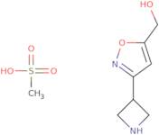 [3-(Azetidin-3-yl)-1,2-oxazol-5-yl]methanol, methanesulfonic acid