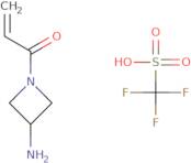 1-(3-Aminoazetidin-1-yl)prop-2-en-1-one trifluoromethanesulfonic acid