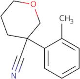 3-(2-Methylphenyl)oxane-3-carbonitrile