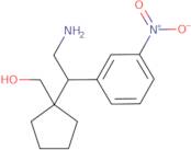 [1-[2-Amino-1-(3-nitrophenyl)ethyl]cyclopentyl]methanol