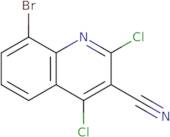 8-Bromo-2,4-dichloroquinoline-3-carbonitrile